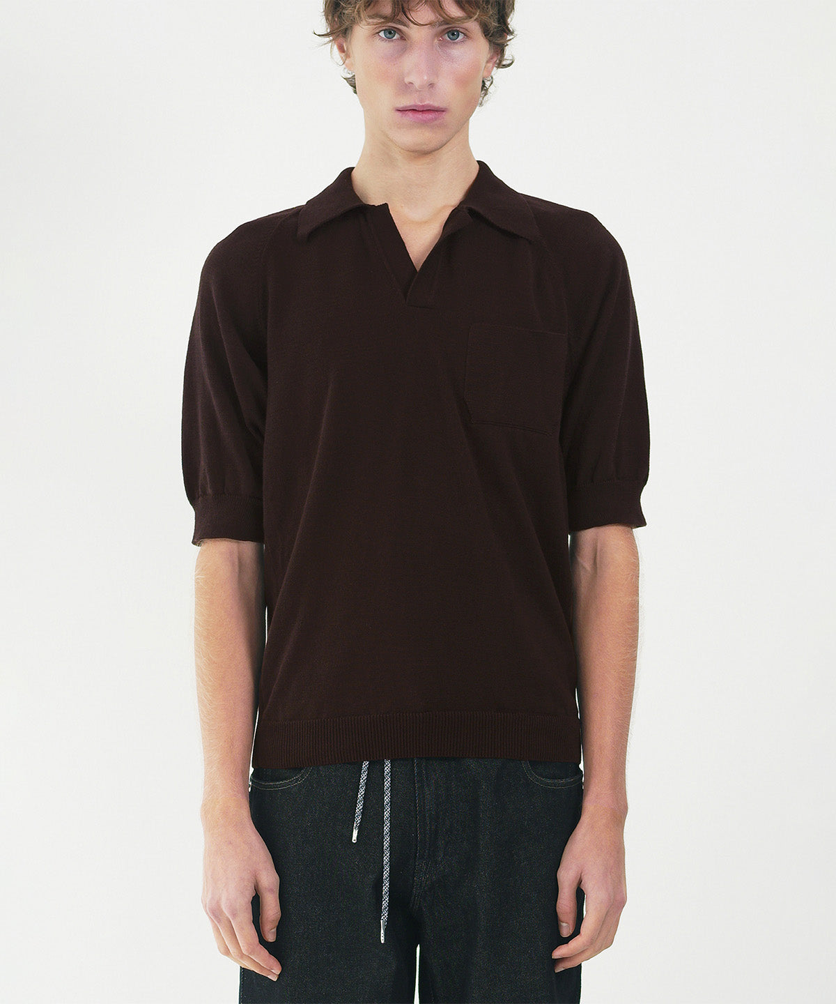 Knit Polo Shirt