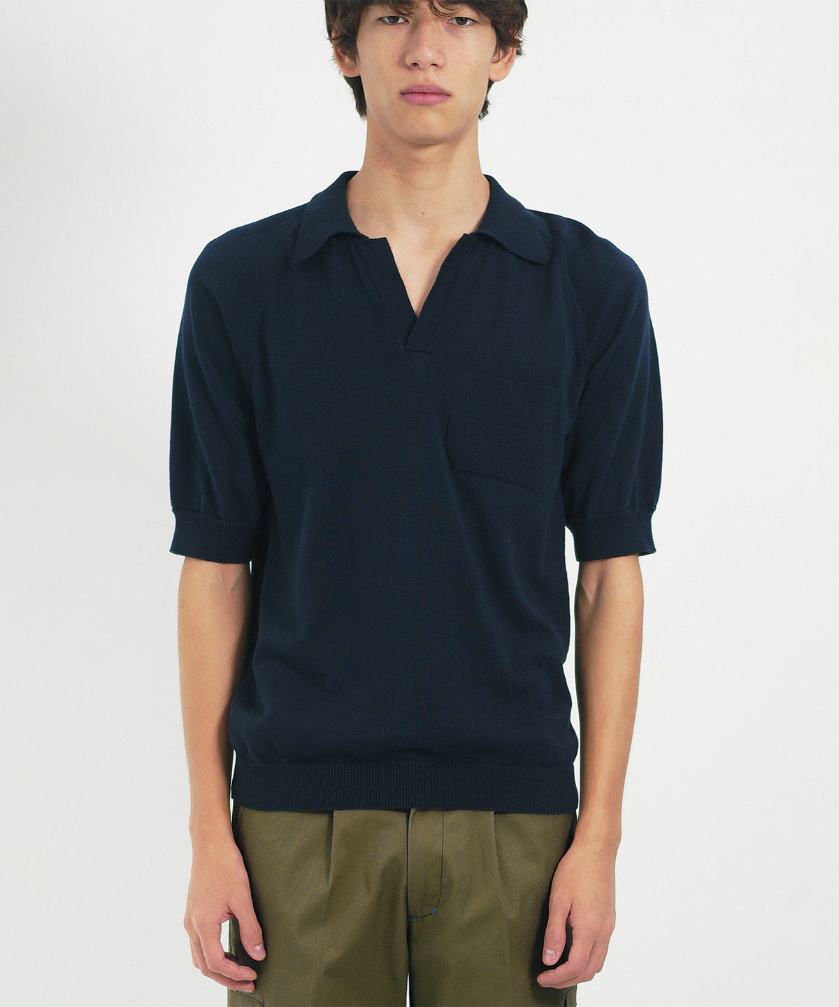 Knit Polo Shirt