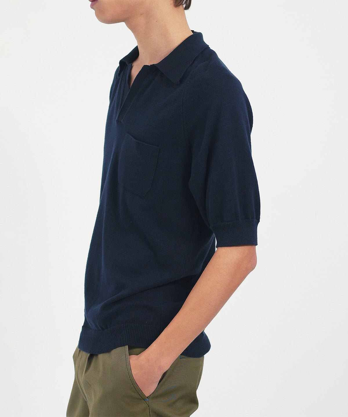 Knit Polo Shirt