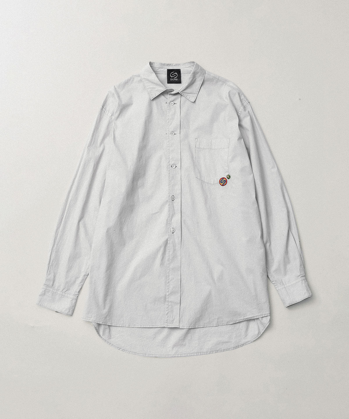 Overdyed poplin shirt