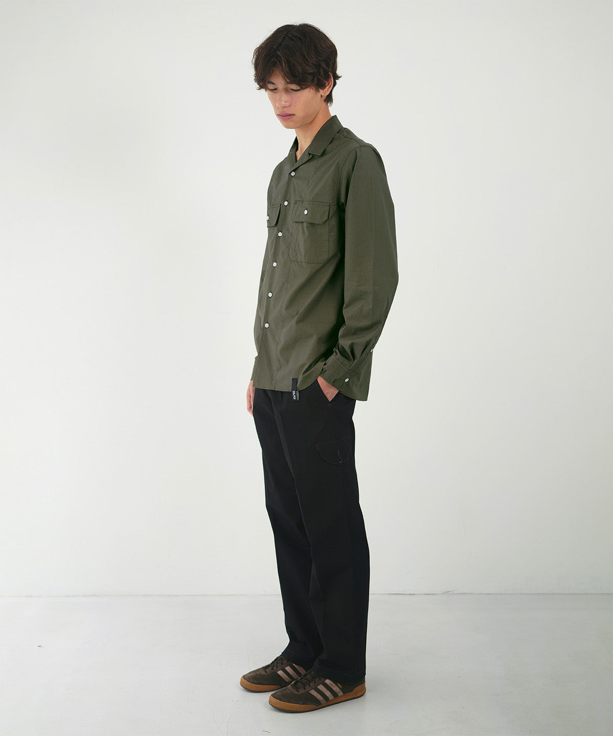 Dry cotton safari shirt
