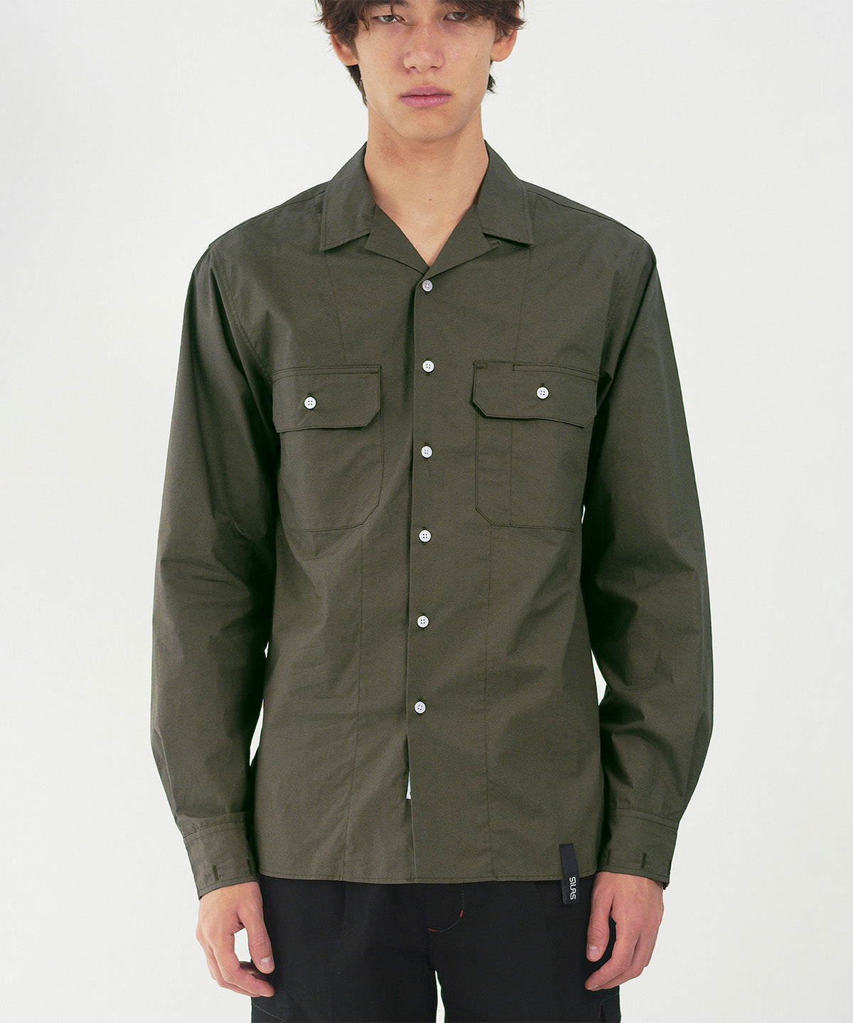 Dry cotton safari shirt