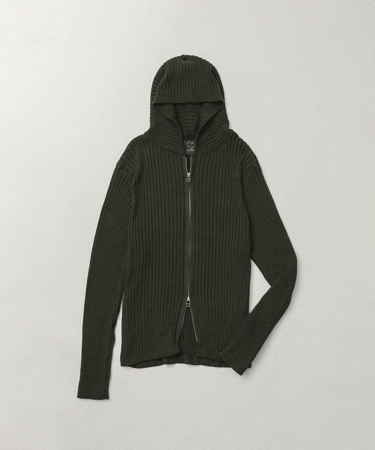 Knit hoodie