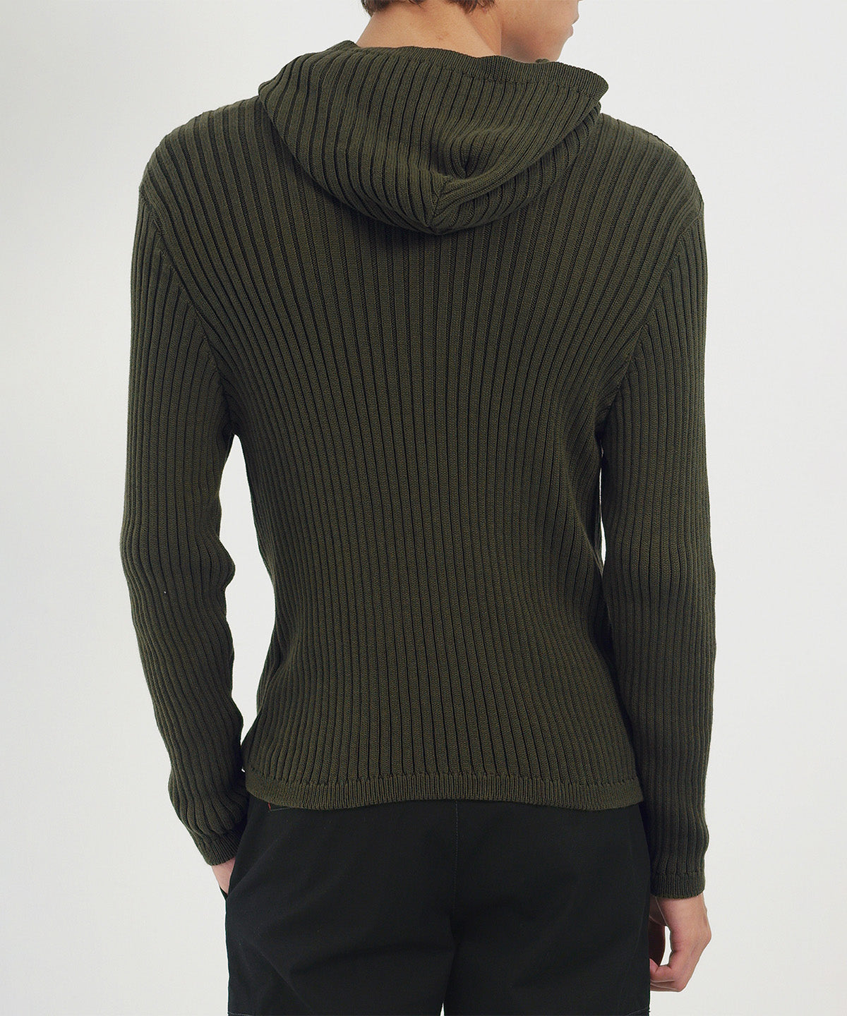 Knit hoodie