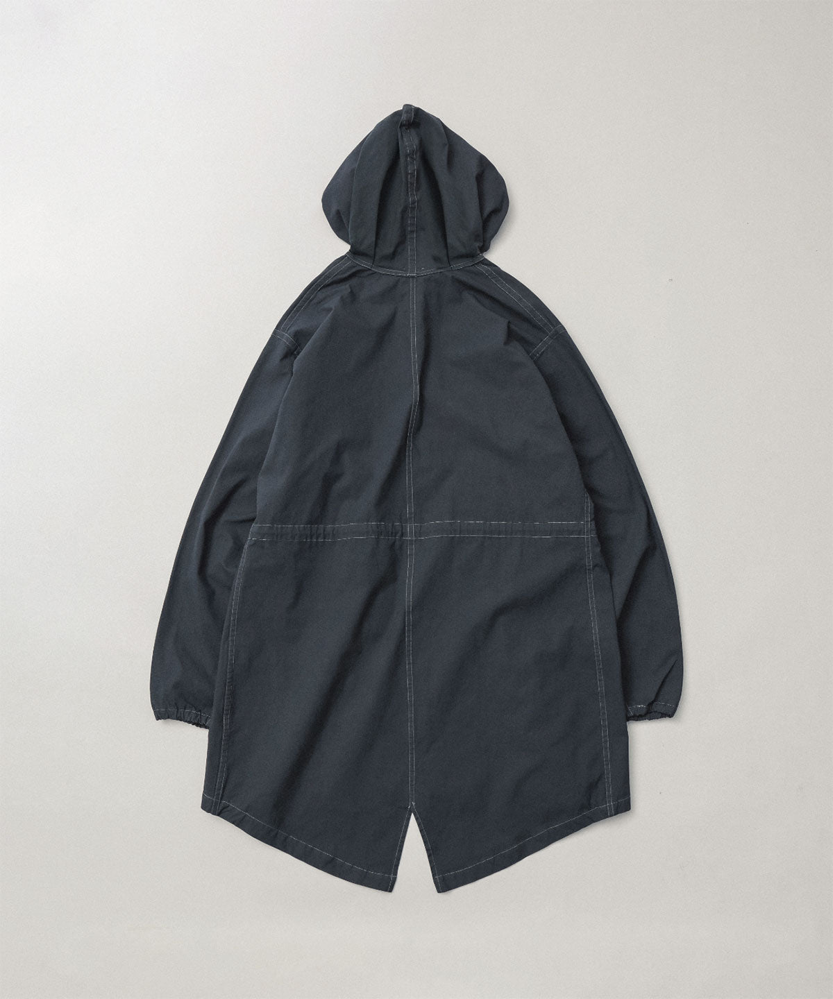 Overdyed cotton parka